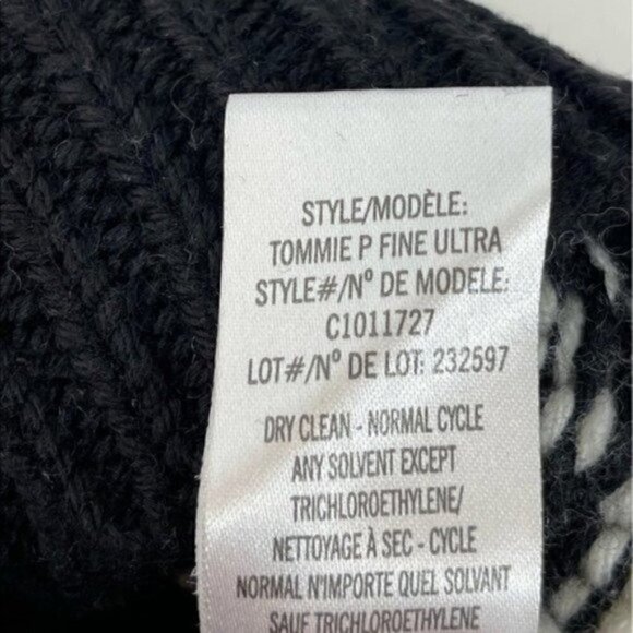 Theory Tommy P Fine Ultra 100% Wool Sweater Fair Isle Size Medium - Picture 7 of 7